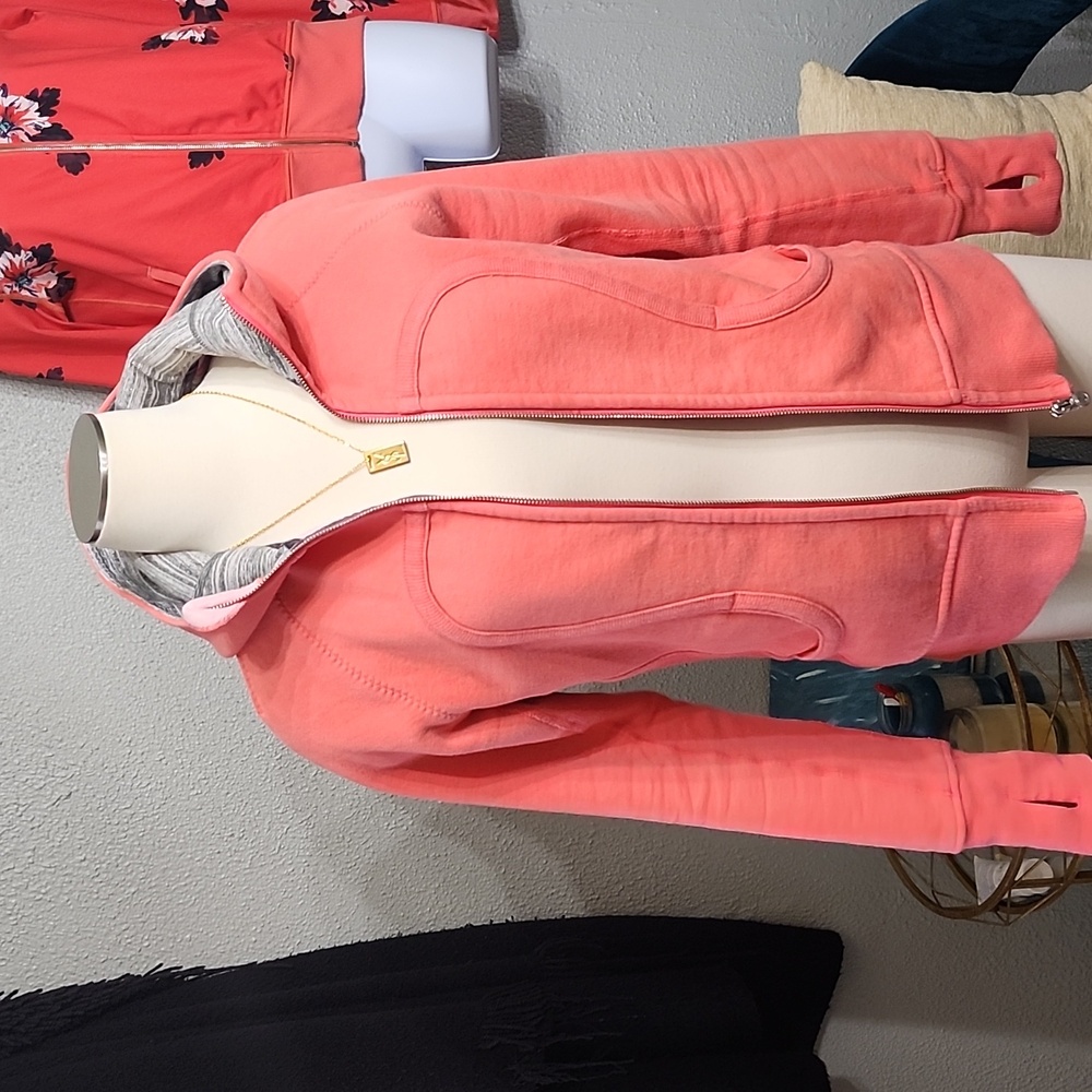 Lululemon Special Edition Coral Zip UP Hoodie Jacket - Picture 14 of 14